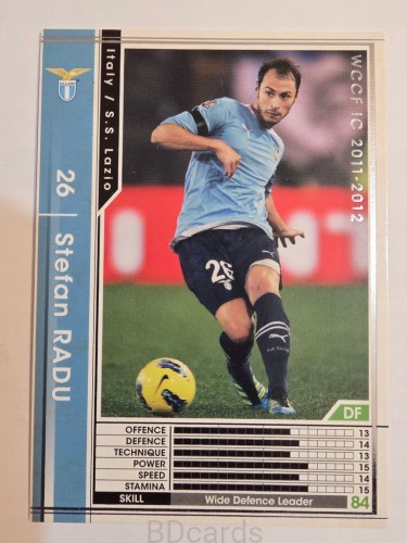 2011-12 Panini WCCF Stefan Radu Lazio /A