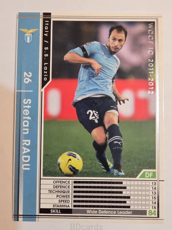 2011-12 Panini WCCF Stefan Radu Lazio /A