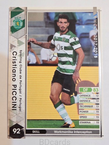 2017-18 Panini WCCF Cristiano Piccini Sporting /A