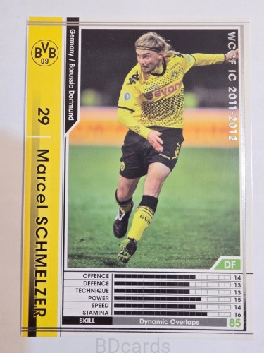 2011-12 Panini WCCF Marcel Schmelzer Borussia Dortmund /A