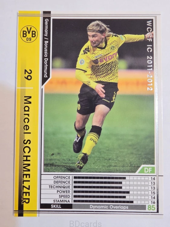 2011-12 Panini WCCF Marcel Schmelzer Borussia Dortmund /A