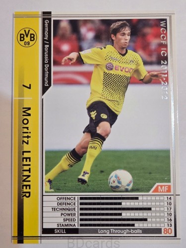 2011-12 Panini WCCF Moritz Leitner Borussia Dortmund /A