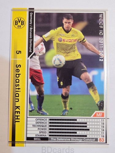 2011-12 Panini WCCF Sebastian Kehl Borussia Dortmund /A