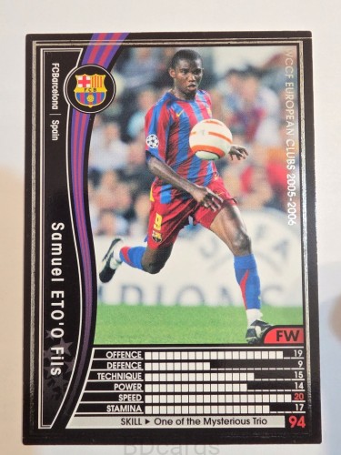 2005-06 Panini WCCF Samuel Eto'o FC Barcelona /A