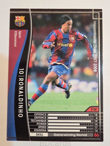 2007-08 Panini WCCF Ronaldinho Gaucho Fc Barcelona /A