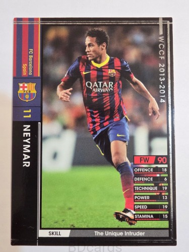 2013-14 Panini WCCF Neymar Jr Fc Barcelona /A