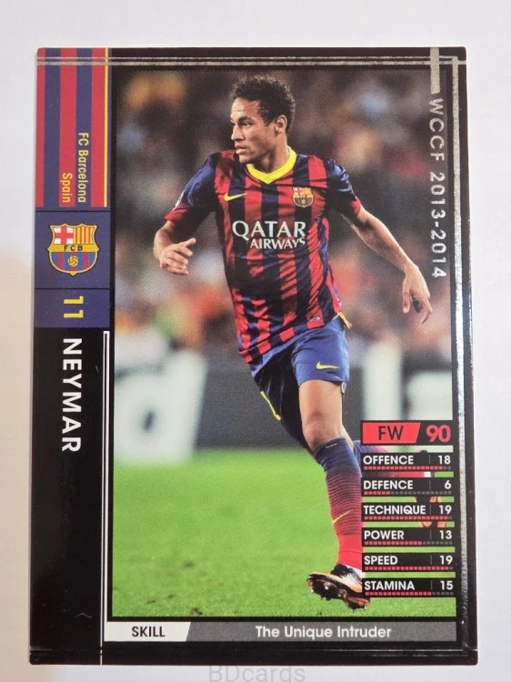 2013-14 Panini WCCF Neymar Jr Fc Barcelona /A