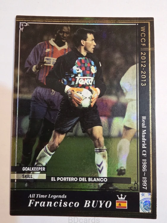 2012-13 Panini WCCF Francisco Buyo Real Madryt /A