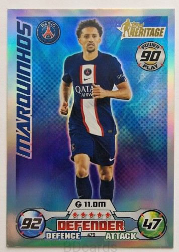 2022-23 Topps Match Attax Marquinhos PSG /RU22
