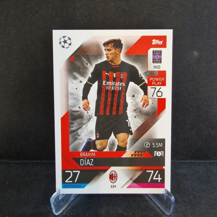 2022-23 Topps Match Attax Brahim Diaz Ac Milan /E59