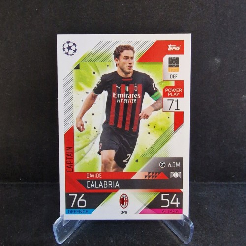 2022-23 Topps Match Attax Davide Calabria Ac Milan /E59