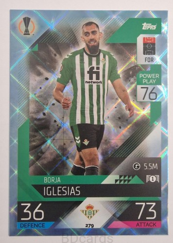 2022-23 Topps Match Attax Borja Iglesias Real Betis Crystal /Y15