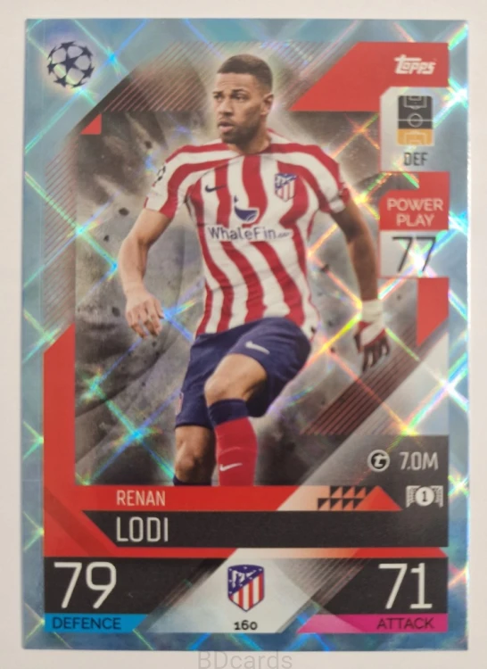 2022-23 Topps Match Attax Renan Lodi Atletico Madryt Crystal /Y16
