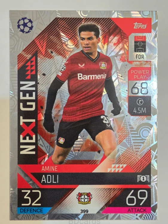 2022-23 Topps Match Attax Amine Adli Bayer Leverkusen Next Gen /A