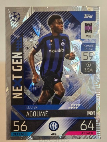 2022-23 Topps Match Attax Lucien Agoume Inter Next Gen /A