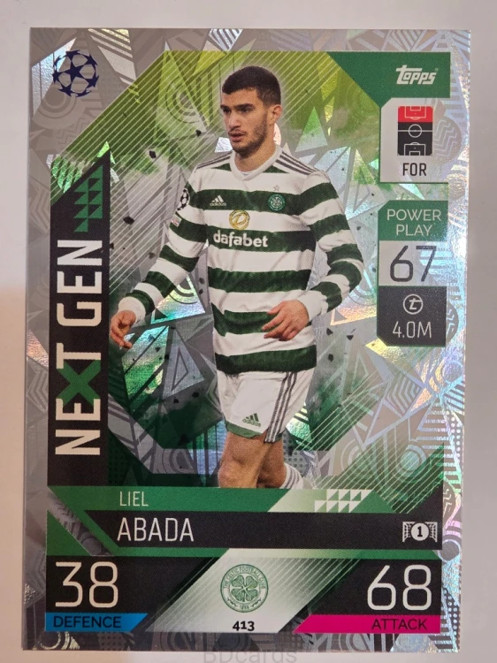 2022-23 Topps Match Attax Liel Abada Celtic Next Gen /A
