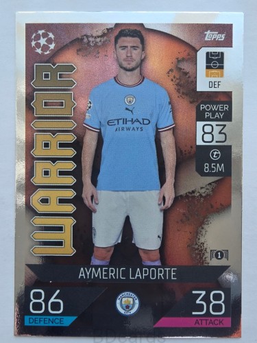 2022-23 Topps Match Attax Aymeric Laporte Manchester City /F