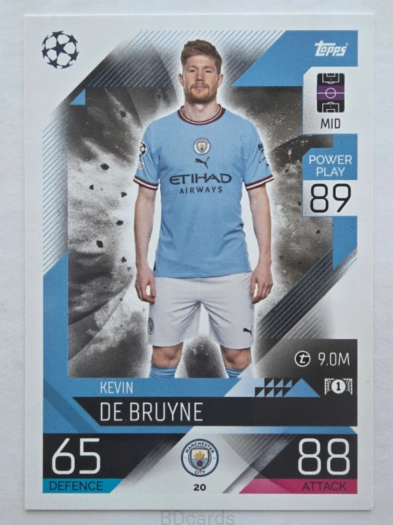 2022-23 Topps Match Attax Kevin de Bruyne Manchester City /F