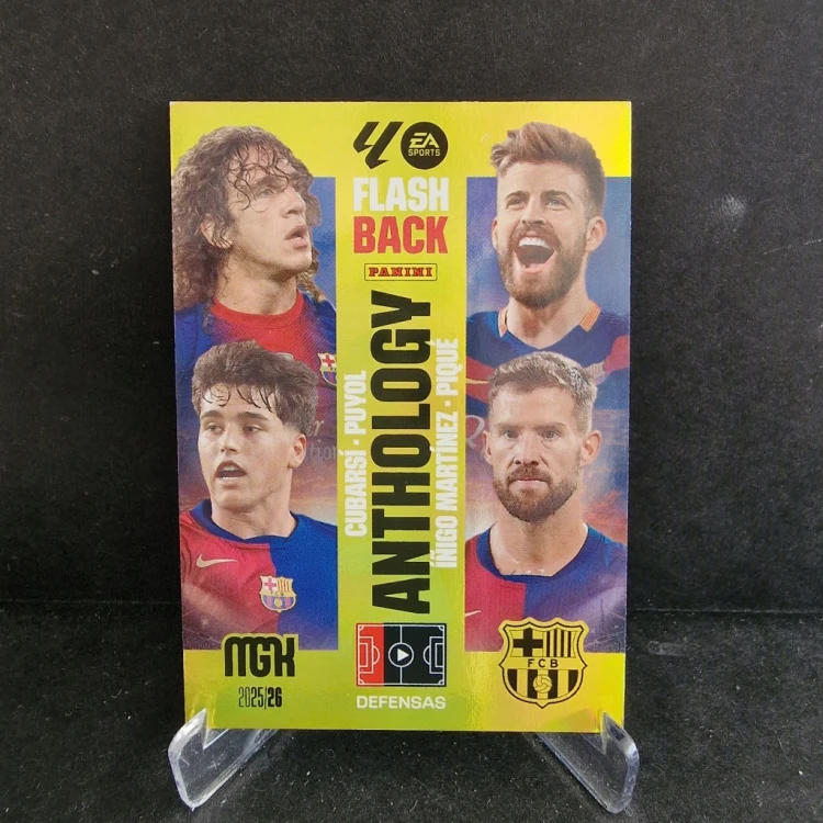 2025-26 Panini Megacracks Puyol Cubarsi Pique Martinez Fc Barcelona /K62
