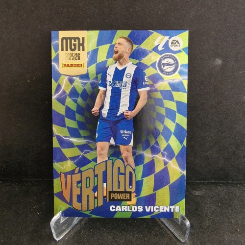 2025-26 Panini Megacracks Carlos Vincente Alaves Vertigo /K64