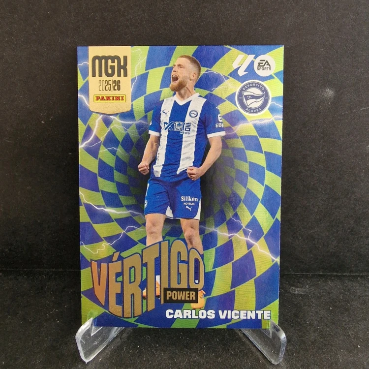 2025-26 Panini Megacracks Carlos Vincente Alaves Vertigo /K64