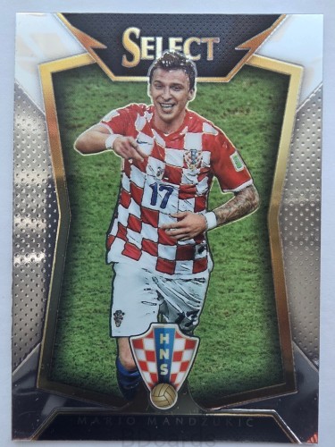 2015-16 Panini Select Euro Mario Mandzukić Chorwacja /NU16