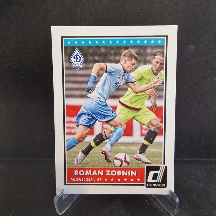 2015-16 Panini Donruss Soccer Zobnin Dinamo Moskva /E44