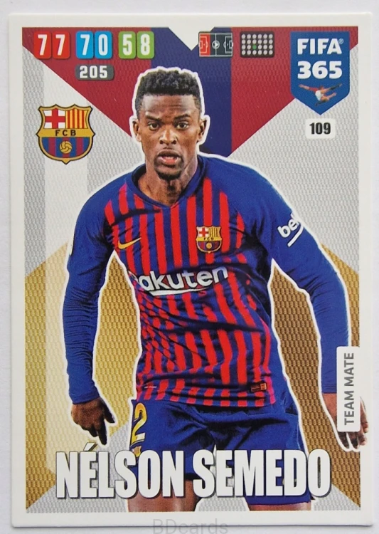 2019-20 Panini Fifa 365 Champions League Semedo FC Barcelona /FR8