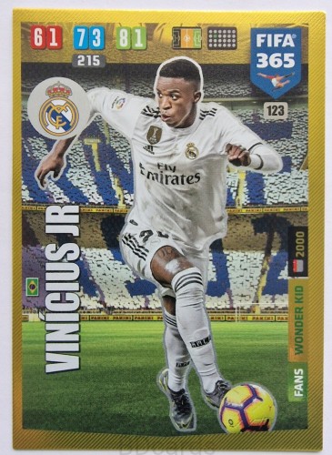 2019-20 Panini Fifa 365 Champions League Vinicius Jr Real Madryt /FR5