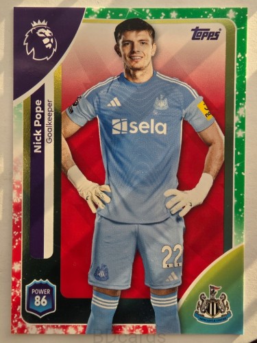 2025-26 Topps Premier League KA Nick Pope Newcastle United /N5