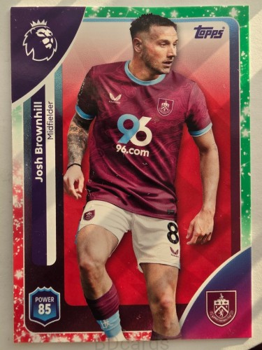 2025-26 Topps Premier League KA Josh Brownhill Burnley /NU30