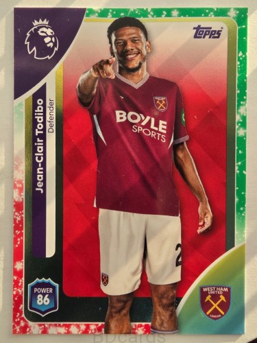 2025-26 Topps Premier League KA Jean-Clair Todibo West Ham /N1
