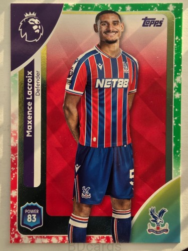 2025-26 Topps Premier League KA Maxence Lacroix Crystal Palace /N1