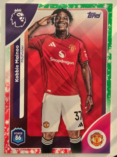 2025-26 Topps Premier League KA Kobbie Mainoo Manchester United /N2