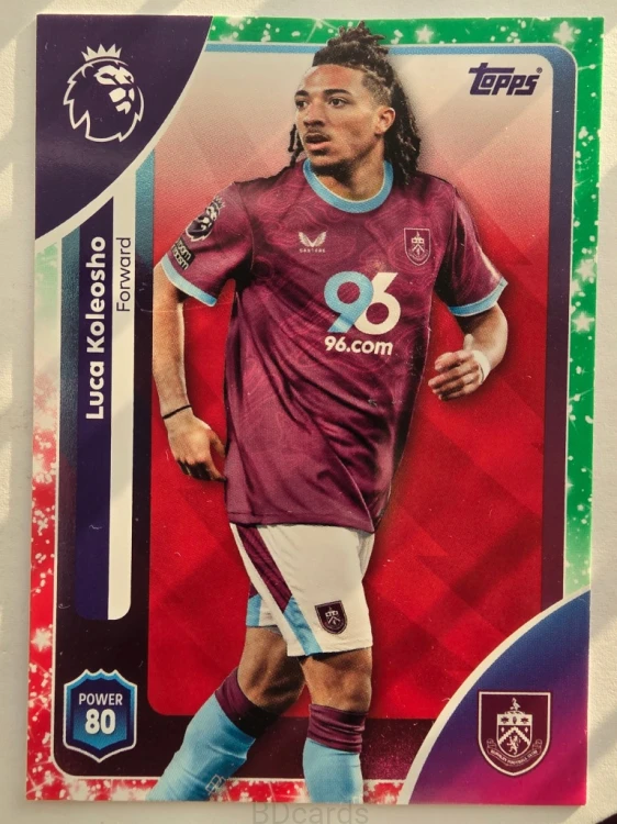 2025-26 Topps Premier League KA Luca Kolesho Burnley /N2