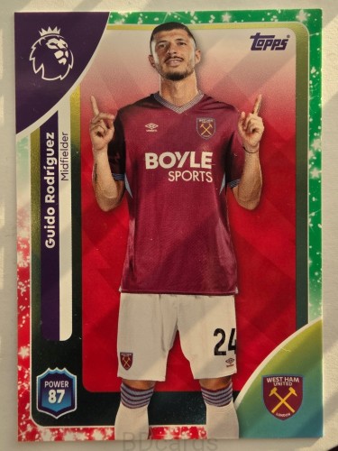 2025-26 Topps Premier League KA Guido Rodriguez West Ham United /N5