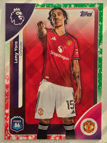 2025-26 Topps Premier League KA Leny Yoro Manchester United /O