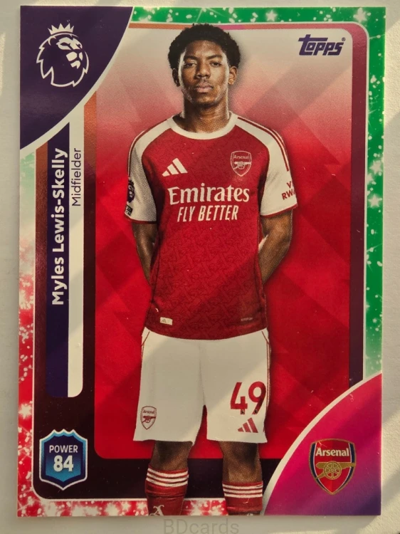 2025-26 Topps Premier League KA Myles Lewis-Skelly Arsenal /O