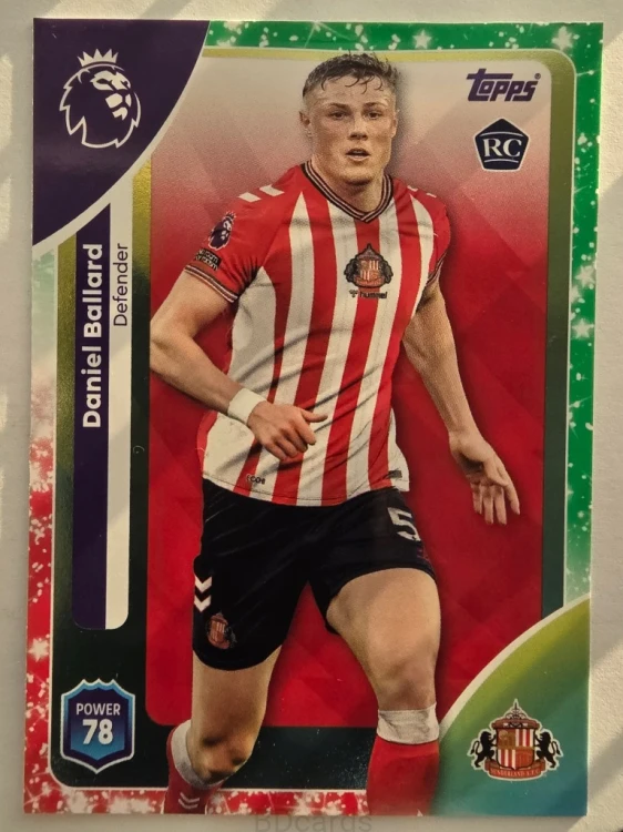 2025-26 Topps Premier League KA Daniel Ballard Sunderland /O