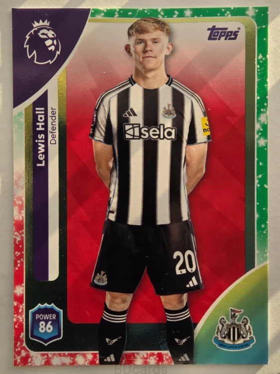 2025-26 Topps Premier League KA Lewis Hall Newcastle United /O