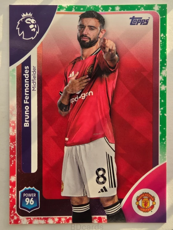 2025-26 Topps Premier League KA Bruno Fernandes Manchester United /O
