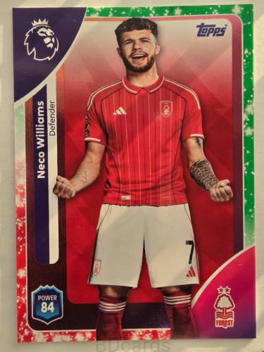 2025-26 Topps Premier League KA Neco Williams Nottingham Forest /O