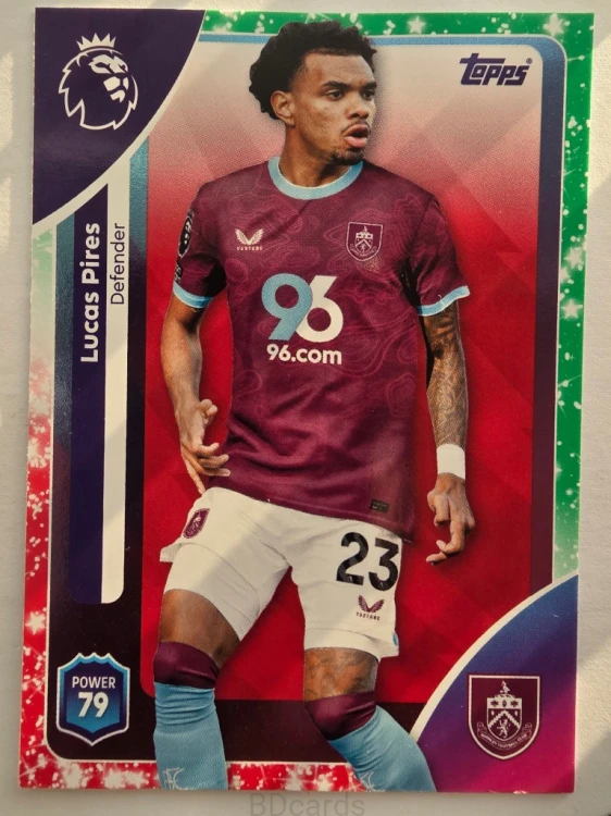 2025-26 Topps Premier League KA Lucas Pires Burnley /O