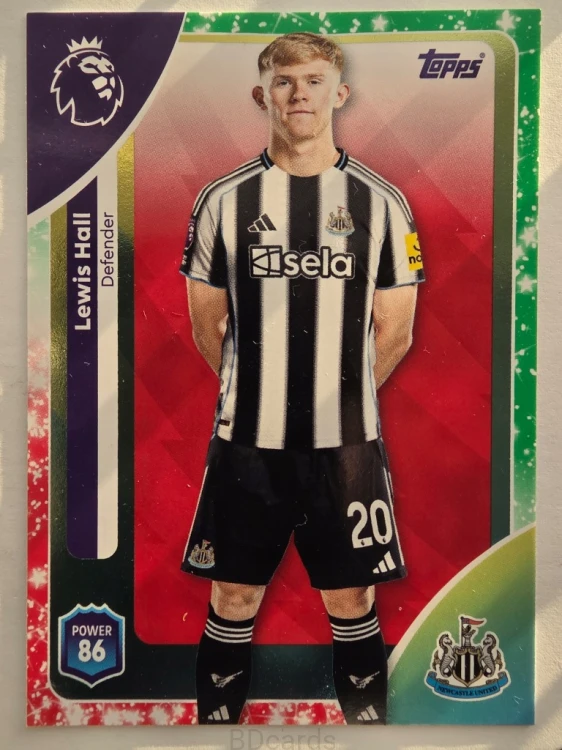 2025-26 Topps Premier League KA Lewis Hall Newcastle United /O