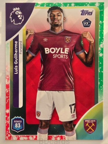 2025-26 Topps Premier League KA Luis Guilherme West Ham /O