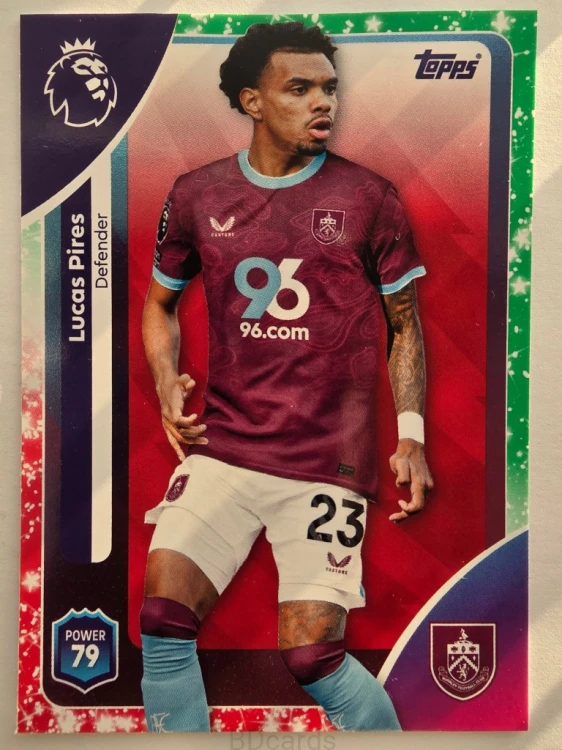 2025-26 Topps Premier League KA Lucas Pires Burnley /O
