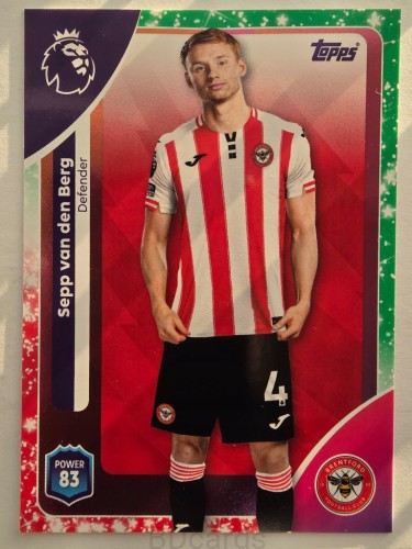 2025-26 Topps Premier League KA Sep Can Den Berg Brentford /O