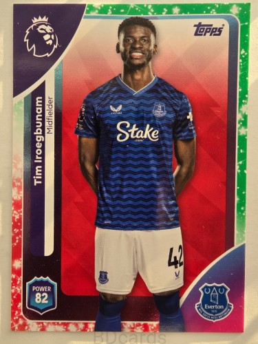 2025-26 Topps Premier League KA Tim Iroegbunam Everton /O