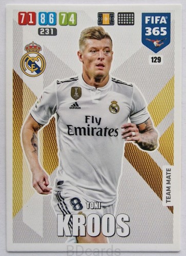 2019-20 Panini Fifa 365 Champions League Kroos Real Madryt /FR2