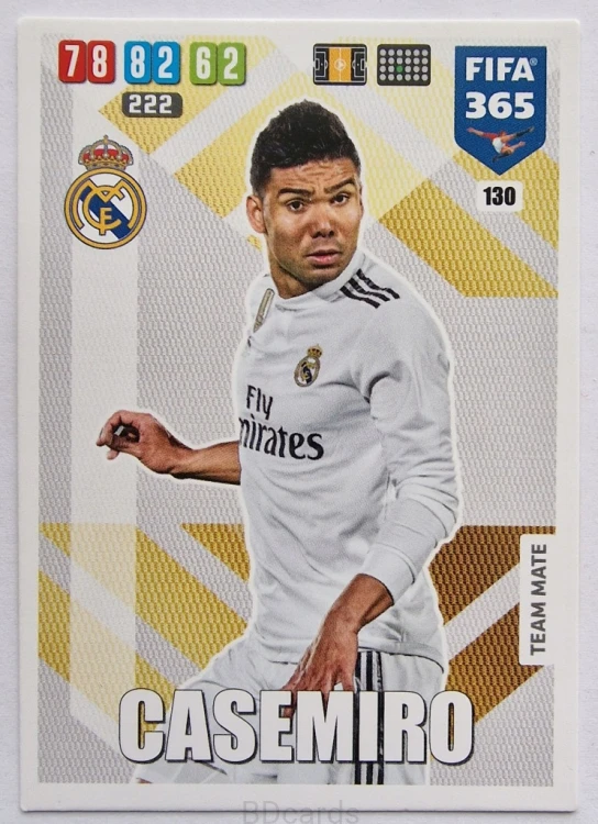 2019-20 Panini Fifa 365 Champions League Casemiro Real Madryt /FR2